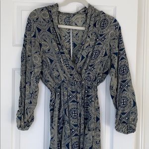 Anthropologie patterned maxi